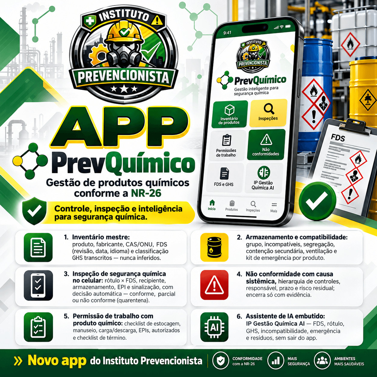 APP PrevQuímico
