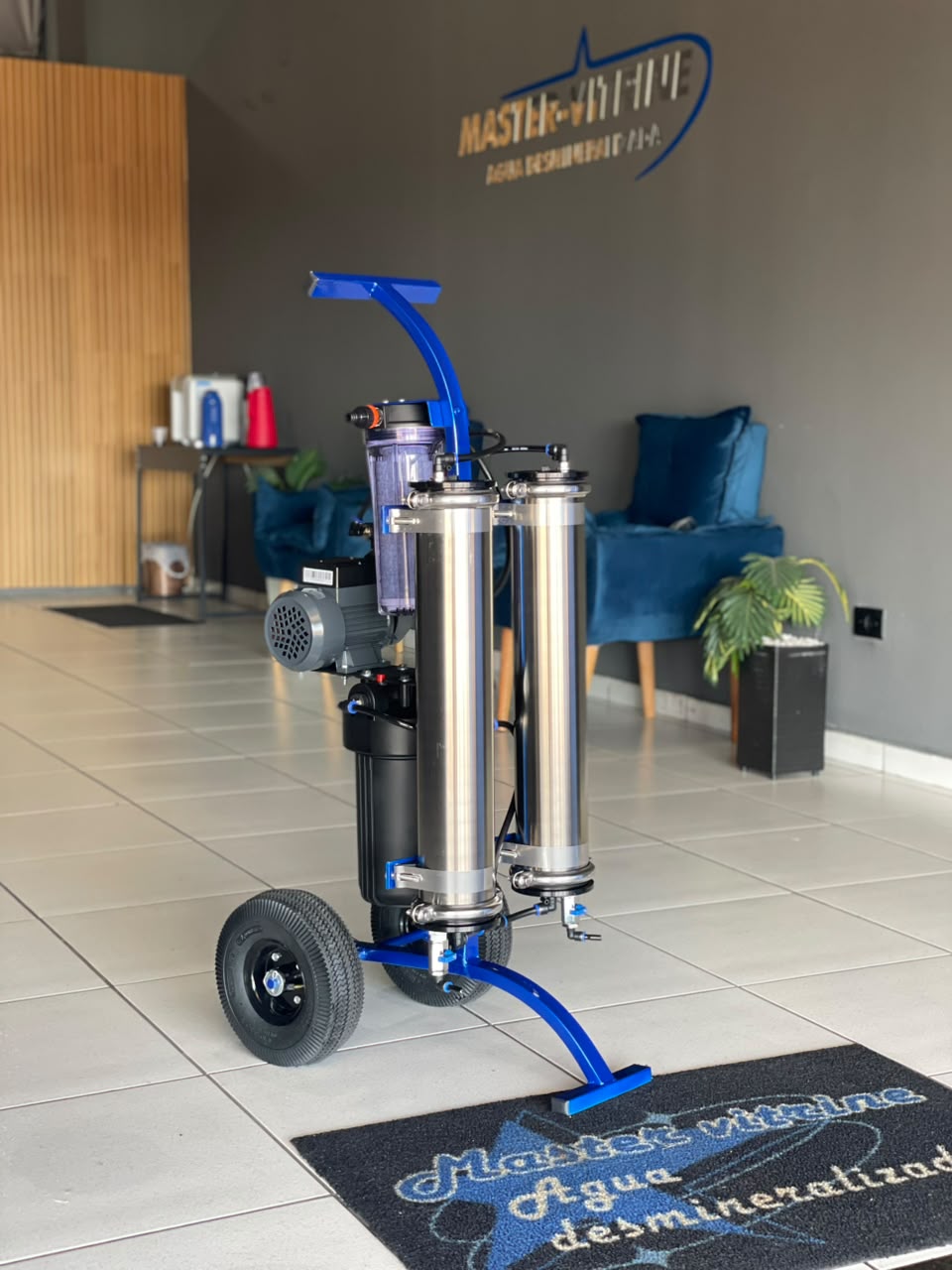 Equipamento móvel do sistema 40/40 de água desmineralizada